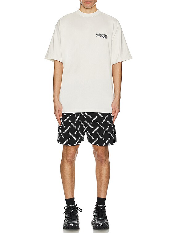 Balenciaga ショートパンツ - Black & White | FWRD