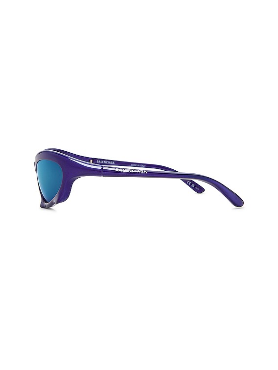 Balenciaga Bat Sunglasses in Blue | FWRD display picture 1