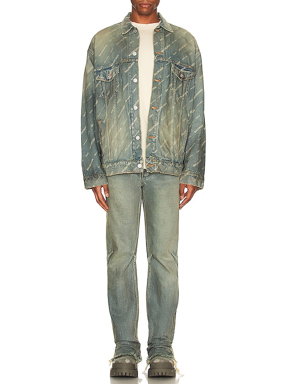 Balenciaga Super Fitted Jeans in Clear Green | FWRD