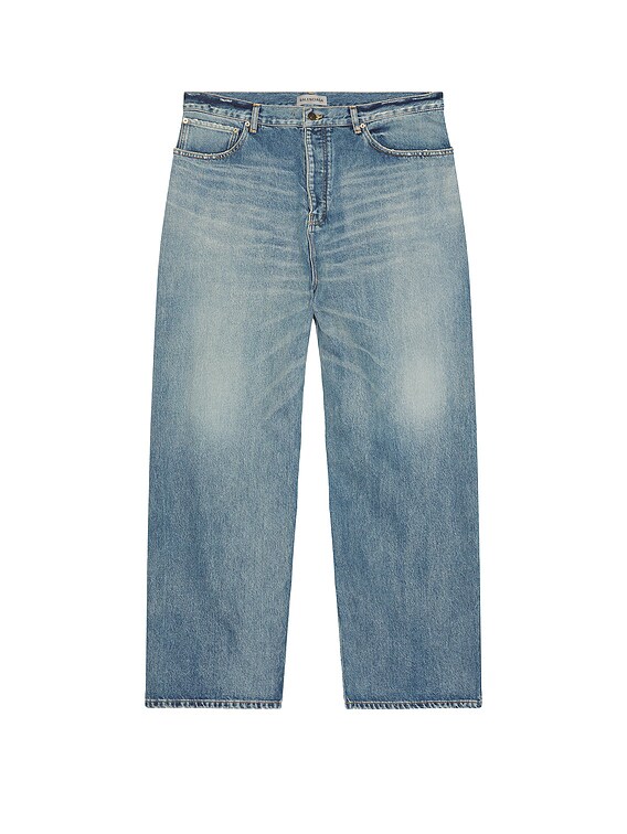 Balenciaga Baggy Fit Jeans in Dark Blue | FWRD