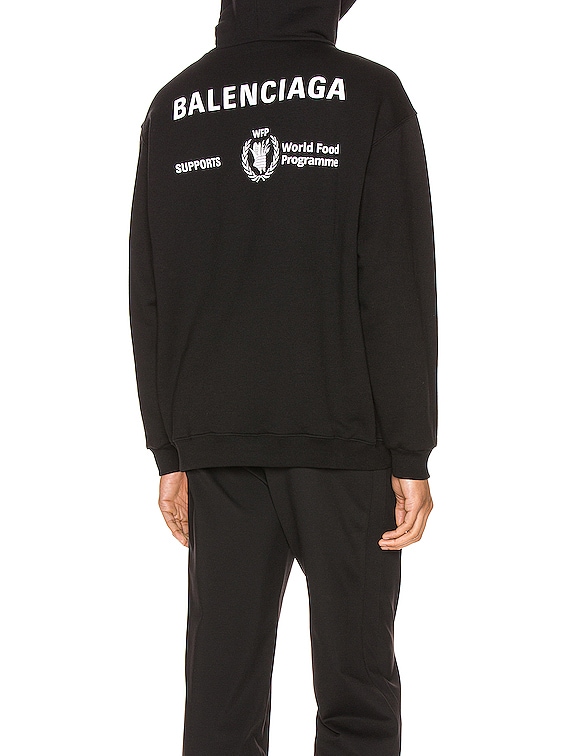 Balenciaga Hoodie in Black FWRD