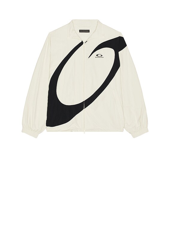 Balenciaga Tracksuit Jacket in Dirty White | FWRD