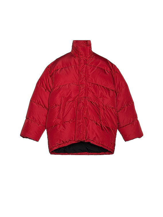 Fitness elektropositive trække Balenciaga C Shape Puffer Jacket in Red | FWRD
