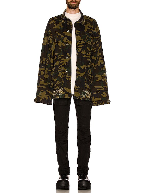 Balenciaga Army Jacket in Khaki | FWRD