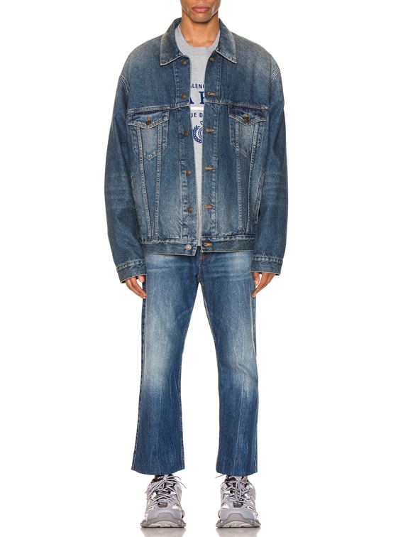 Balenciaga Paris 2009 ニコラ期 denim jacket Balenciaga Eiffel Tower Patch Denim Jacket 40 120144273 | eBay