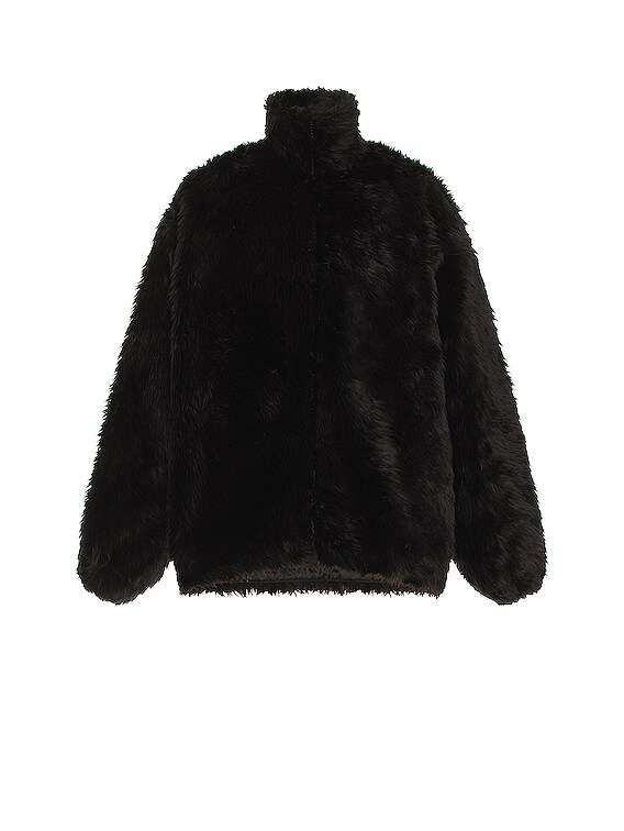 【BALENCIAGA】ZIP-UP ジャケット フェイクファー BALENCIAGA】レオパード Zip-Up ジャケット フェイクファー