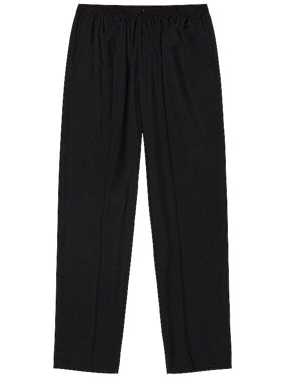 【BALENCIAGA】Elastic Pants エラスティックパンツ Balenciaga Elastic Pants in Black | FWRD