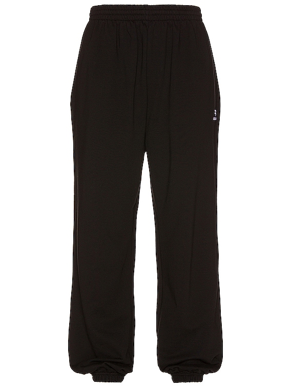 Balenciaga Stretch Knee Pants in Black & White | FWRD