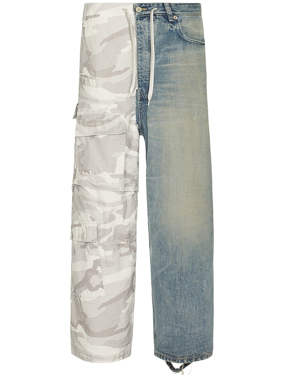 Balenciaga Hybrid Baggy Pants in Outback Blue | FWRD Balenciaga Hybrid Baggy Pants in Outback Blue | FWRD