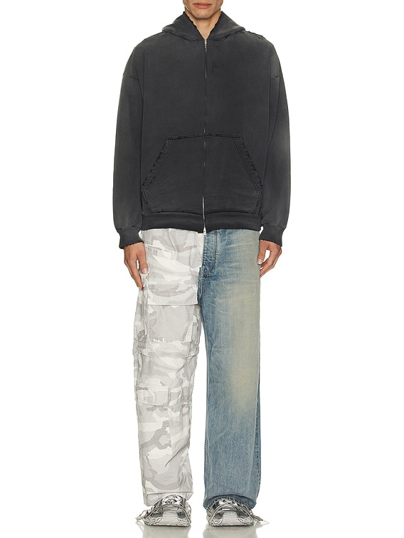 Balenciaga Hybrid Baggy Pants in Outback Blue | FWRD