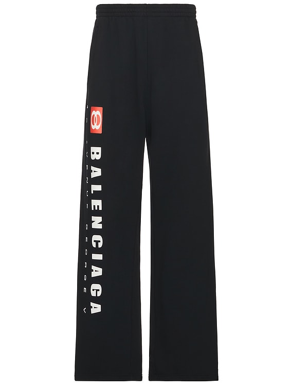 Balenciaga Baggy Sweatpants in Faded Black | FWRD