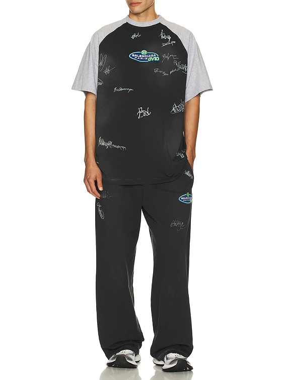 Balenciaga Baggy Pants in Washed Black | FWRD