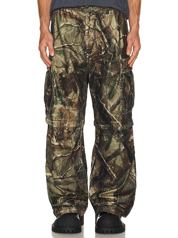 Balenciaga Baggy Cargo Pants in Brown | FWRD
