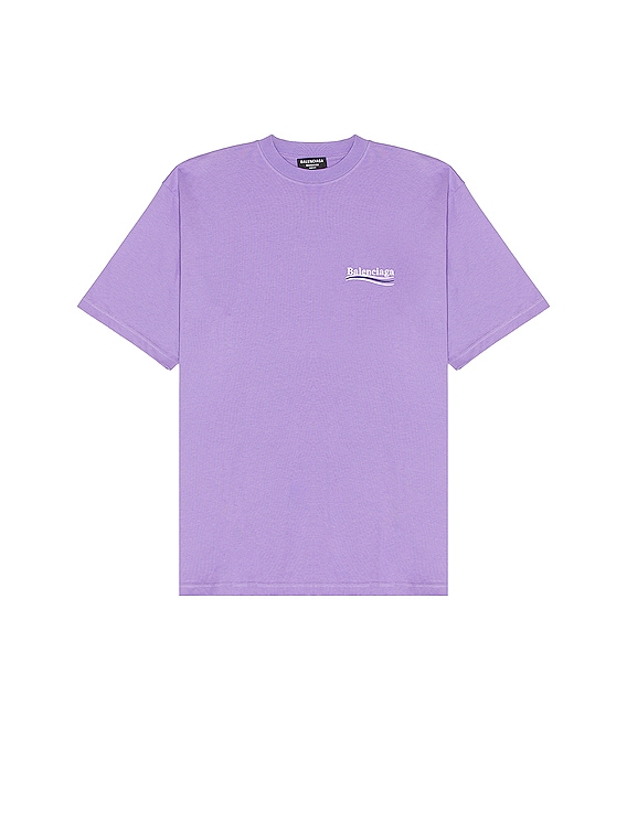 Balenciaga Large Fit T-shirt in Light Purple | FWRD