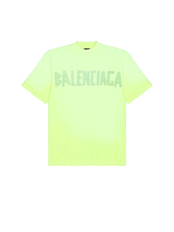 Buy Balenciaga Yellow WFP TShirt in Cotton Jersey for MEN  Ounass Saudi  Arabia