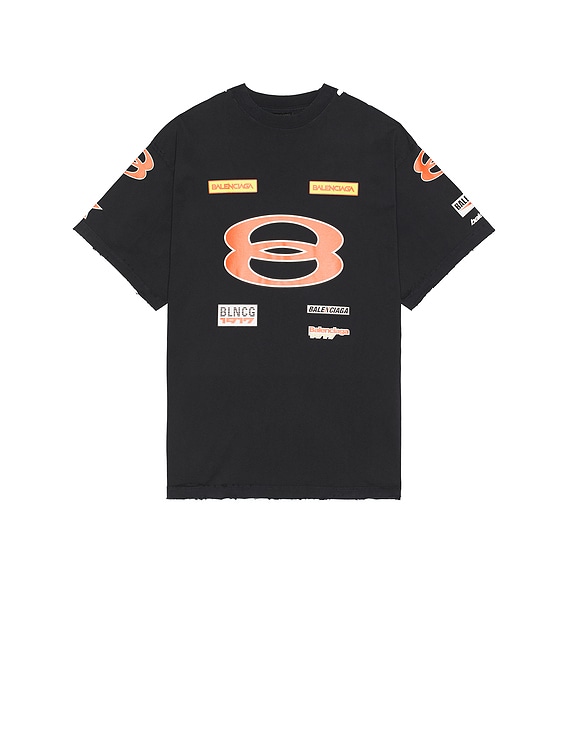 【関税＆送料込み】Balenciaga Oversized Logo T-Shirt BALENCIAGA Gaffer Oversized Logo-Embroidered Appliquéd