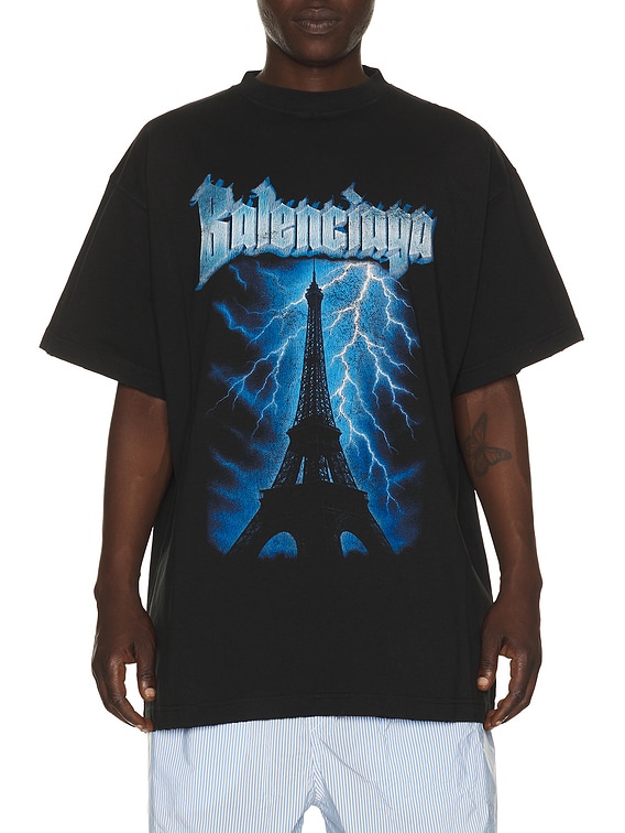 Balenciaga Oversized T-Shirt in Black | FWRD