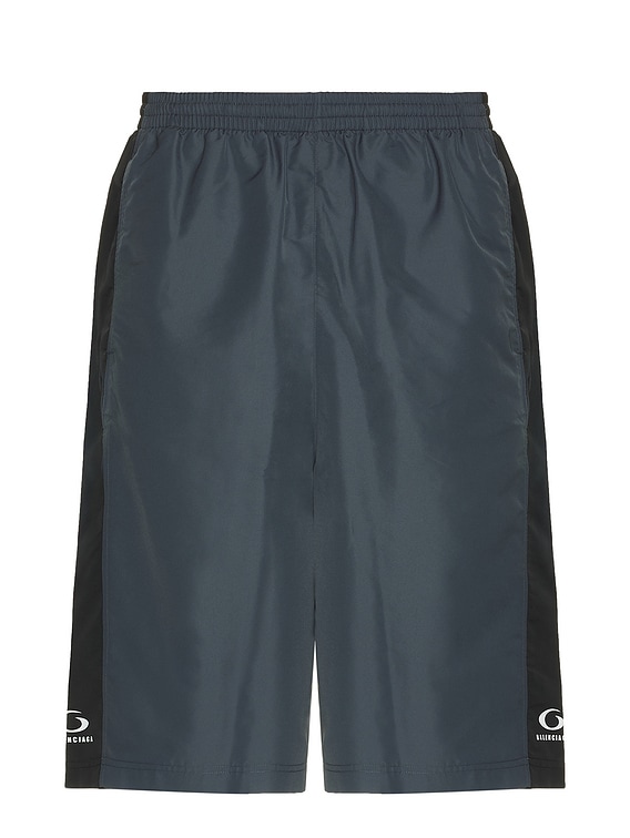 Balenciaga Swim Shorts in Anthracite & Black | FWRD