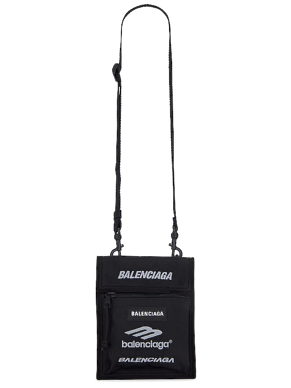 Balenciaga Explorer Pouch in Black FWRD