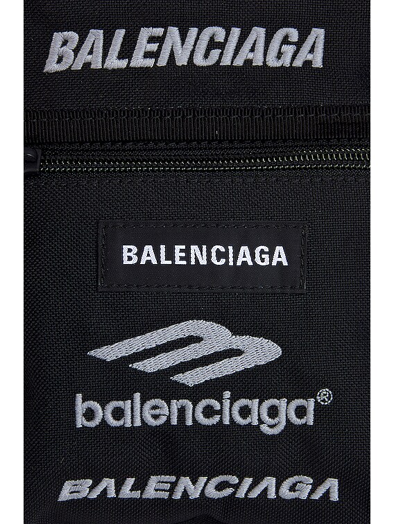 Balenciaga Explorer Pouch in Black | FWRD