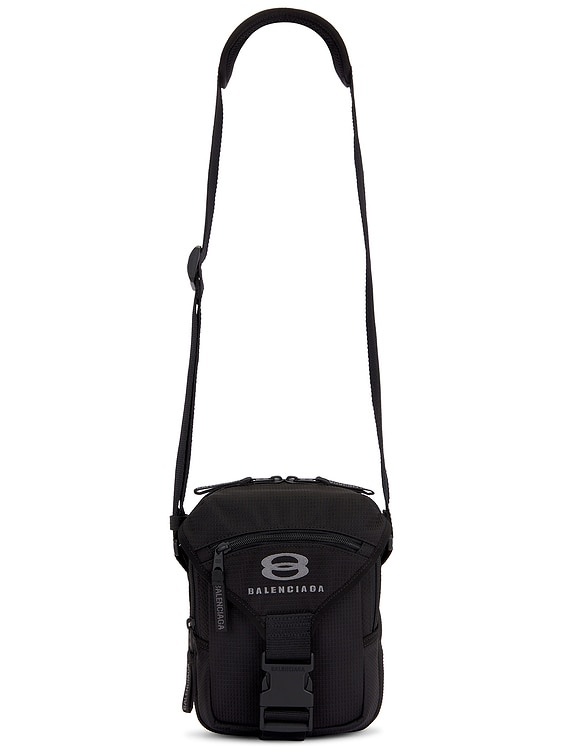 Balenciaga Unity Crossbody Pouch in Black | FWRD
