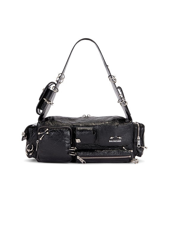 Balenciaga Superbusy Sling Small in Black | FWRD