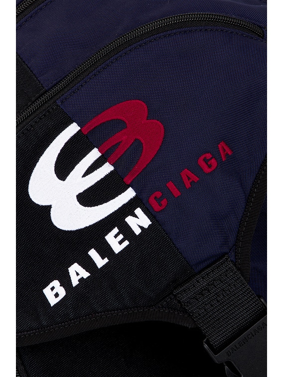 Balenciaga Unity Backpack in Black & Navy | FWRD