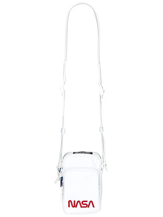 Balenciaga Nasa Phone Holder in White | FWRD