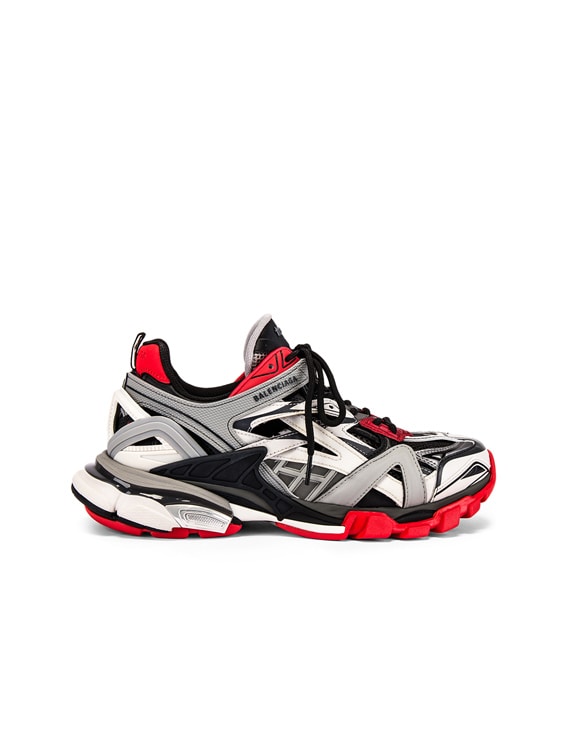balenciaga track grey red