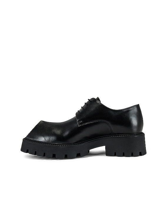 Balenciaga Rhino Rubber Derby in Black | FWRD