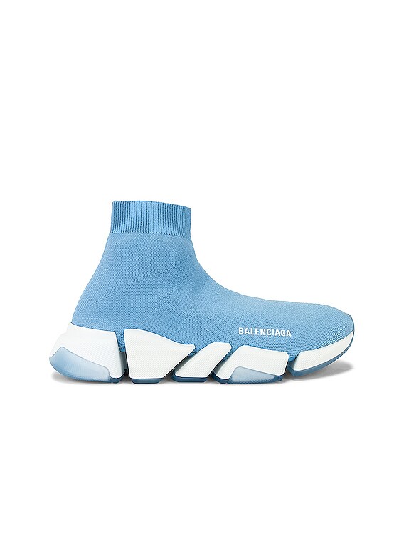 セール!!BALENCIAGA★770922 Balenciaga Speed 2.0 LT in Blue & White | FWRD