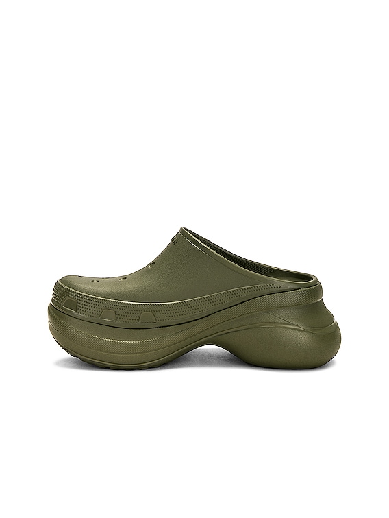 人気★関税込【BALENCIAGA】Crocs ミュール Khaki 人気☆関税込【BALENCIAGA】Crocs ミュール Khaki 靴・ブーツ