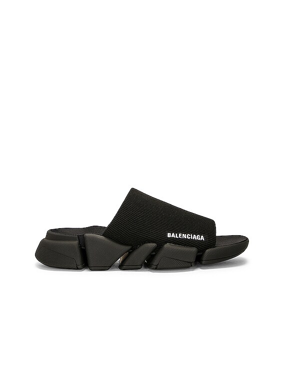 Balenciaga Speed 2.0 Slide in Black | FWRD