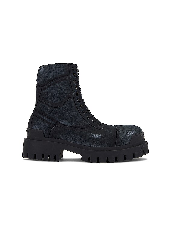 Balenciaga Combat Strike Boot in Black | FWRD