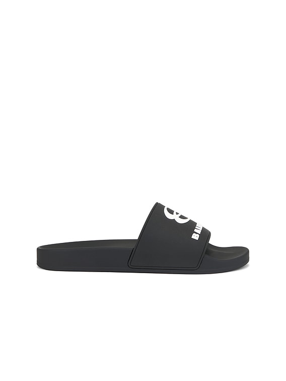 【Balenciaga】POOL SLIDE BAL LOGO◆565547W1S80 Women's Pool Slide Sandal in Beige | Balenciaga US