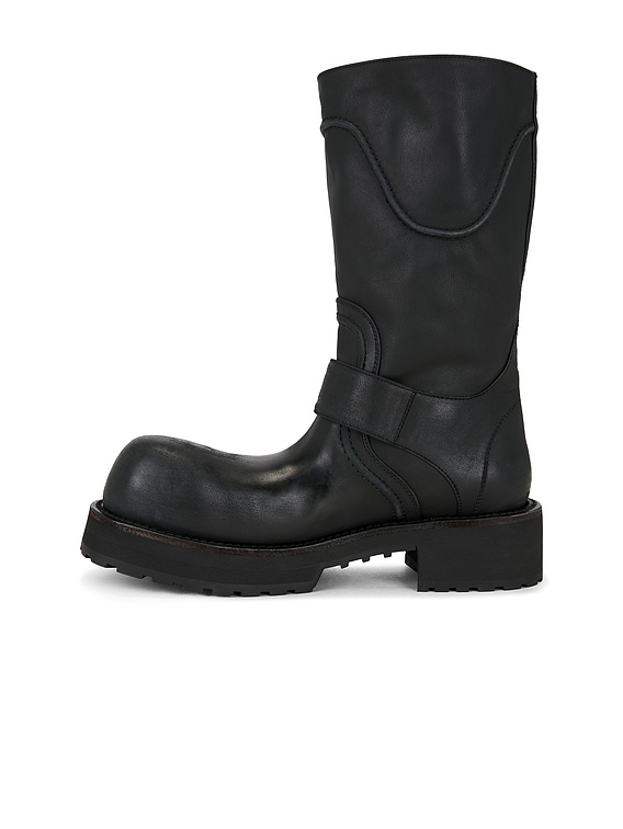 Balenciaga Venom Boot in Black & Silver | FWRD