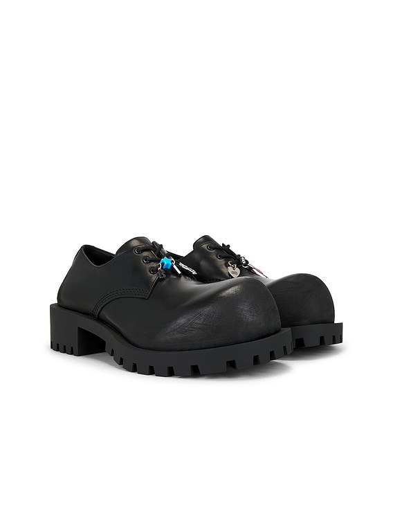 Balenciaga Hummer Derby Shoe in Black | FWRD