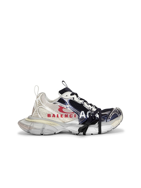 Balenciaga 3XL Sneaker in Eggshell, Red, & Navy | FWRD