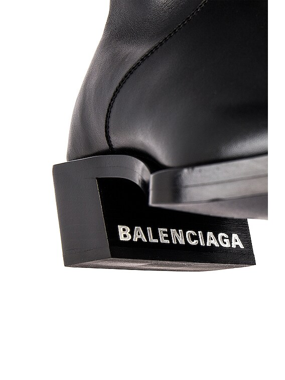 Balenciaga Tiaga Bootie in Black & White | FWRD