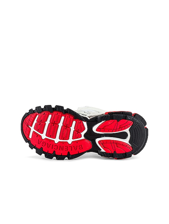 Balenciaga Open Sneaker in White Red Black FWRD