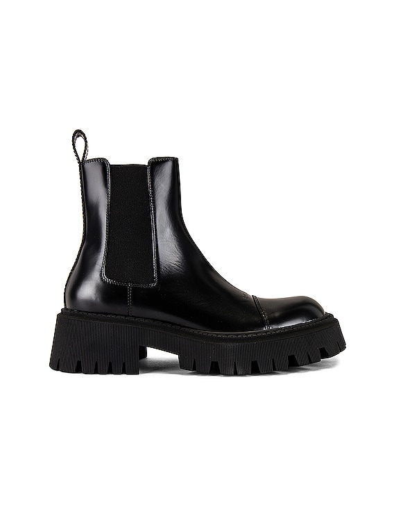 Balenciaga Tractor Bootie L20 in Black | FWRD