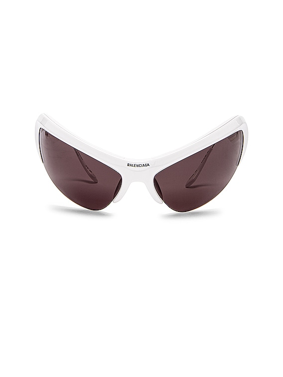 注目ショップ・ブランドのギフト in Sunglasses Wire Balenciaga Shiny FWRD | White 小物