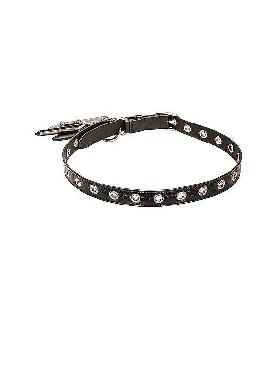Balenciaga Le Cagole Charm Belt in Black | FWRD