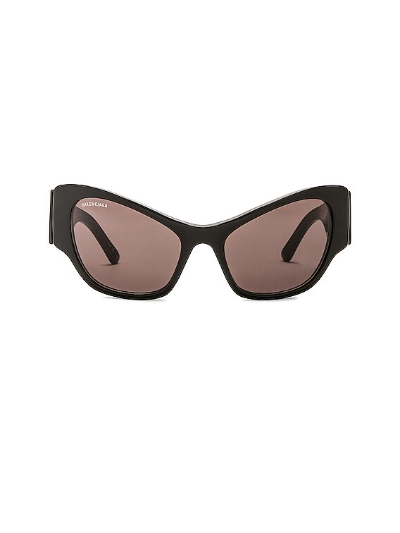 Balenciaga Cut-Out BB Acetate Cat-Eye Sunglasses