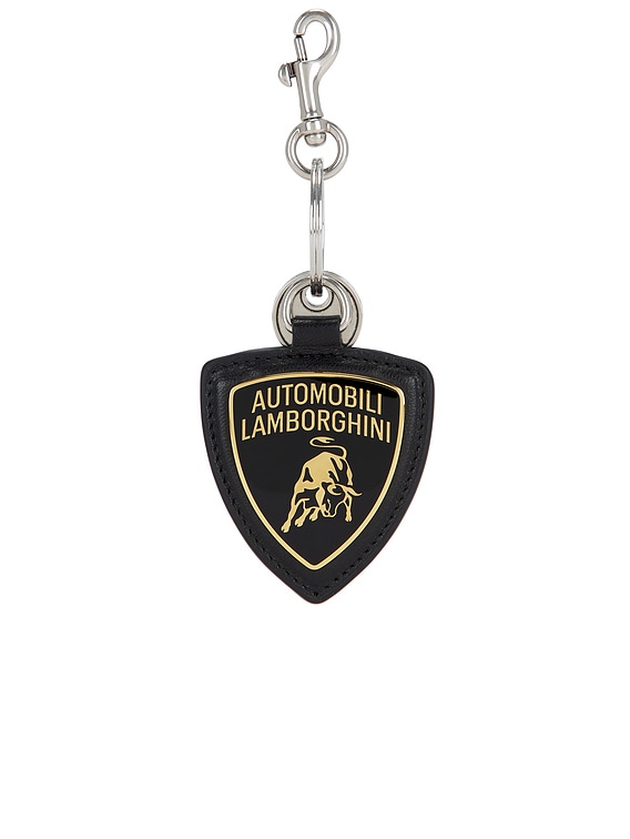 Balenciaga X Lamborghini Shield Charm in Black | FWRD