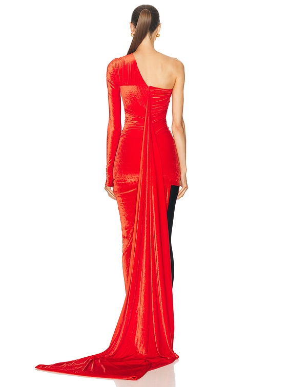 ワンピース BALENCIAGA Women Mid Skirts 2666473 814343 TRV97 6400 RED Balenciaga Red Skirt Suit – Vintage Grace