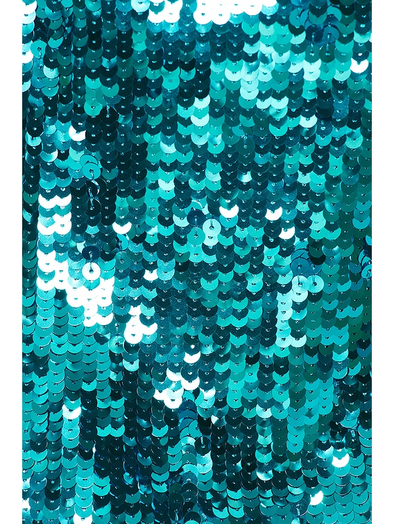 Balenciaga Bustier Gown in Turquoise | FWRD
