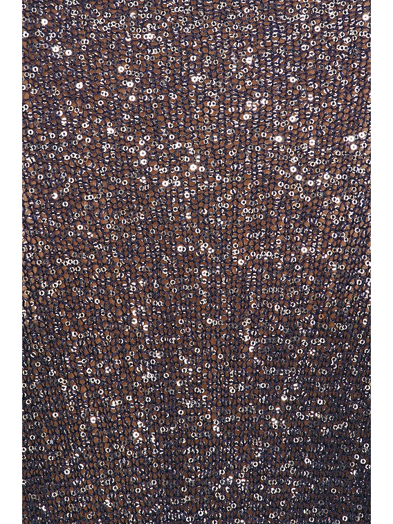 Sequins Knit Maxi Dress