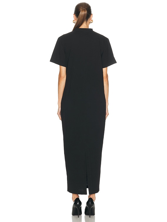 Balenciaga Long T-Shirt Dress in Black | FWRD