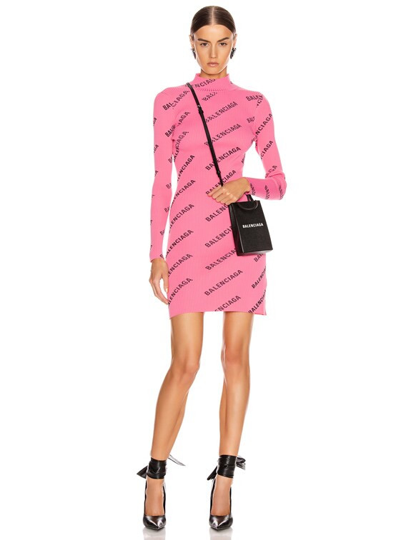 Balenciaga Rawcut Dress in Pink  FWRD